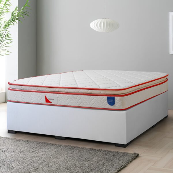 Red Support Medical Pillow Top Mattress - Image 4
